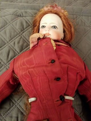 Antique Francois Gaultier French Fashion Doll marked 5 4