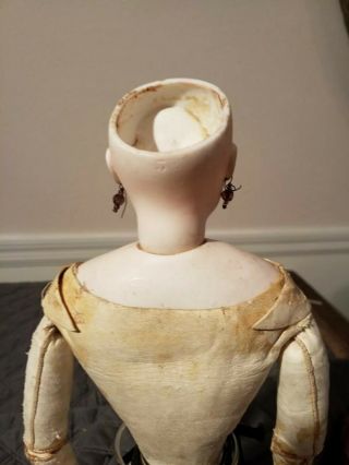 Antique Francois Gaultier French Fashion Doll marked 5 6