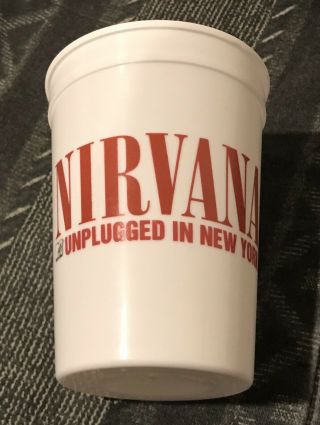 Nirvana Mtv Unplugged Dvd Promo Cup Rare Kurt Cobain