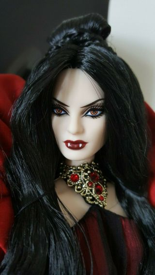 2013 Haunted Beauty Vampire Barbie Doll Gold Label Collector