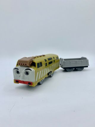 Diesel 10 Thomas & Friends Trackmaster Motorized W/ Silver Flatbed