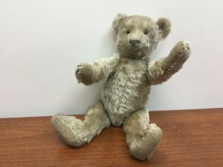 Wonderful 13 " Early Antique Vintage Fully Jointed Mohair Steiff Teddy Bear