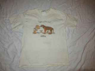 Vintage Walt Disney Animal Kingdom T - Shirt Kids Size M " Tigger,  Is That You? "