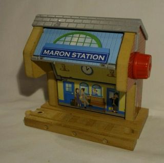 Thomas Wooden Railway 3 In 1 Scenes Station Train Track Station Accessory