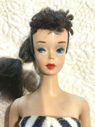 Gorgeous Vintage 3 Ponytail Barbie Near - Perfect Face Paint TM Body 2