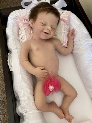 Reborn Full Body Silicone 20” Baby Girl Doll Authentic Sleeping Andrea 2