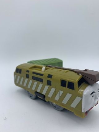 DIESEL 10 Thomas & Friends Trackmaster Motorized W/ Green Cargo BoxCar 3