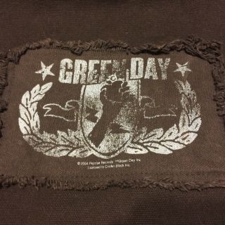 Green Day Cinder Block 2004 Black Satchel Messenger Bag American Idiot Oop