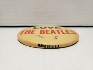 Vintage I Love The Beatles 3.  5 