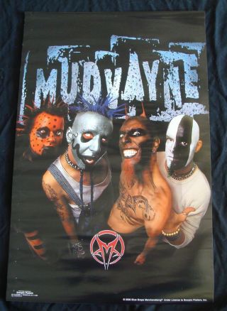 Mudvayne Poster 2000 Commercially Produced Poster Scorpio
