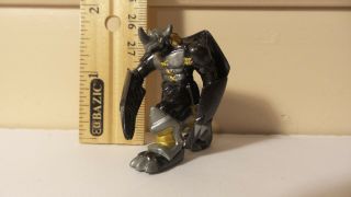 Digimon Blackwargreymon Bandai Mini Figure 1999 Loose Rare 1.  5  Inch