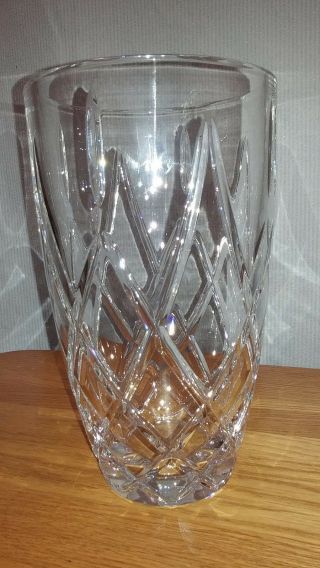 Bohemia Crystal Vase In Storage For Many Years