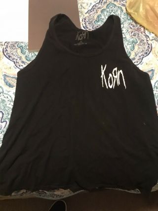 Vintage Korn Shirt X - L.  25th Anniversary Tour.  Nycs Irving Plaza.  Sweet.