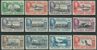Falkland Islands - 1938 Kgvi Set To 1/3d 