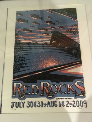 Phish - Red Rocks 2009 Poster