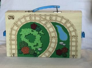 Thomas The Train Carrying Case Wooden Fold - Out Track W/train Storage