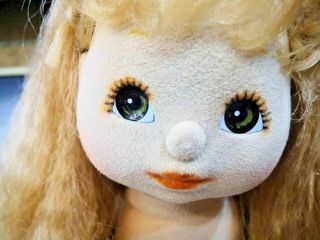 Mattel My Child Doll Strawberry Blonde Crimp With Brown Eyes & Peach Makeup 1985 4