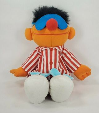 Vintage 1996 Tyco Sesame Street Sleep And Snore Ernie Talking & Singing Doll