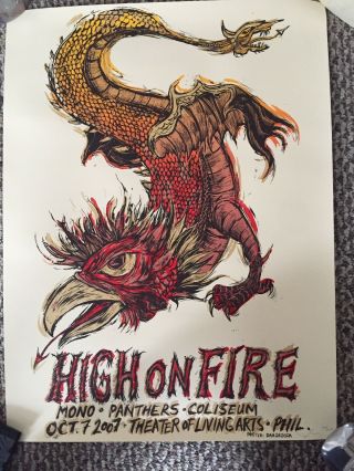 High On Fire Poster