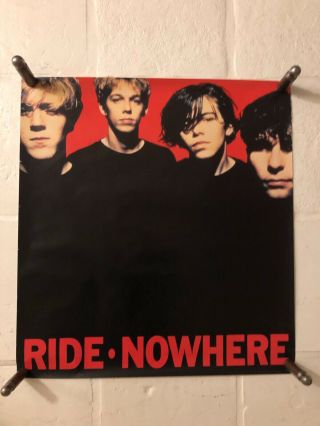 Ride Nowhere Rare Promotional Poster Sire Records 1991