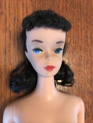 Vintage Barbie 4 Brunette Ponytail Doll 2
