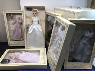 16” Franklin Vinyl Doll Princess Grace Kelly Extra Outfits Case Nrfb