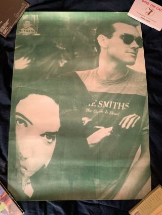 Rare Vintage The Smiths Mossissey The Queen Is Dead U.  K.  Poster