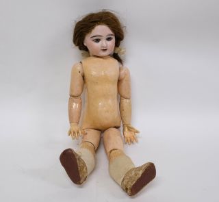 Antique French Bisque Head Character Doll " Eden Bebe " Paris