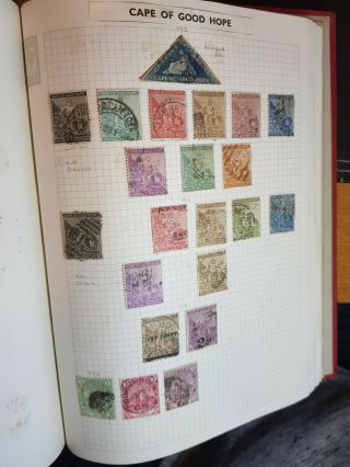 Old Album Page Of Stamps From Cape Of Good Hope (album 80 Lot 677)