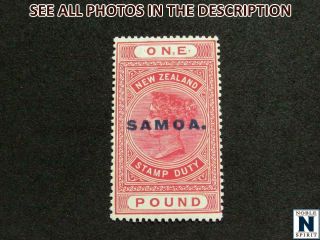 Noblespirit (rb) Wonderful Samoa No.  125 £1 Mh =$100 Cv