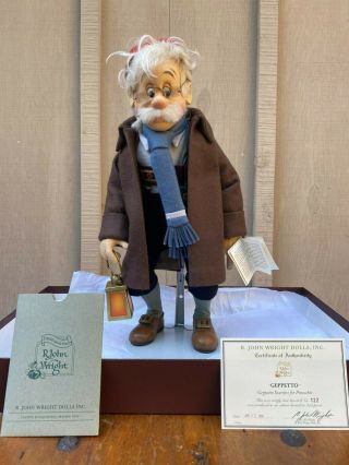 R.  John Wright Disney Geppetto Searches For Pinocchio Doll 122/250