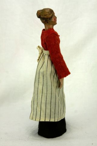 Antique Vintage Swiss Bucherer Jointed Metal Character Doll ca1920 4