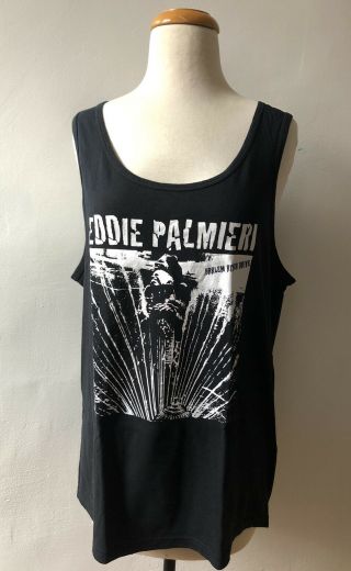 Eddie Palmieri Tank Top Men M Black White Album Art Latin Jazz Band Tour T - Shirt