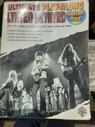Lynyrd Skynyrd Play A Long Guitar Trax Sheet Music Book 2002
