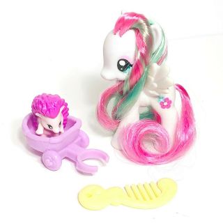 My Little Pony Ponies Mlp G4 Blossomforth With Pet And Accessories