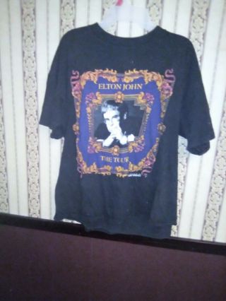 Elton John World Tour 1992 1993 Concert Shirt The Tour