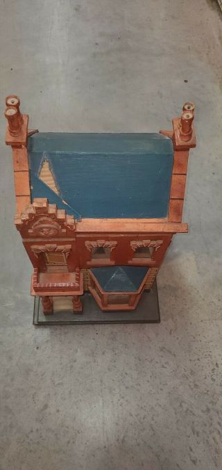 Antique Gottschalk Blue Roof Dollhouse Model 2040/03