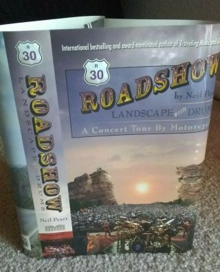 Neil Peart - R30 Roadshow / Landscape With Drums - Book Dust Cover -