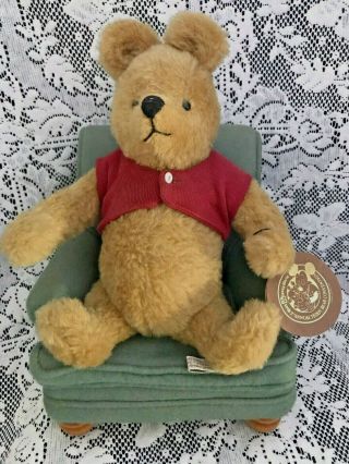 R.  John Wright Winnie The Pooh And His Favorite Chair 68/500,  Signed By Artist