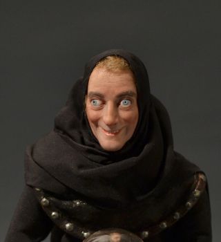 Igor,  Actor Marty Feldman,  Miniature 1:12,  Ooak,  Art Sculpture By Amstram