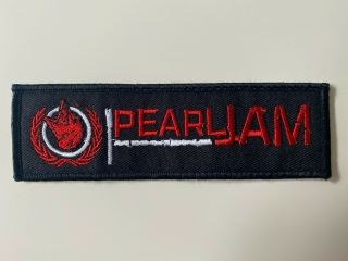 Pearl Jam Patch - Official Merchandise - Rare - Eddie Vedder Soundgarden