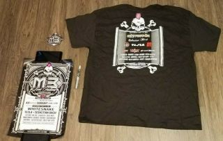 M3 Rock Festival T Shirt & Poster 2011 - Whitesnake,  Tesla,  Warrant,  Great White