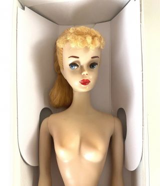 Vintage Barbie Ponytail 3 Doll Blonde