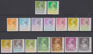 Hong Kong Stamps Queen Elizabeth Ii Definitives Dated 1989 U/mint Postal History
