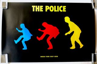 The Police World Tour Reunion 2007 - 2008 Concert Poster Sting Summers Copeland