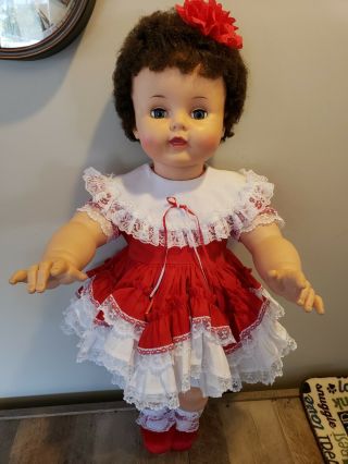 Vintage Ideal Suzy Playpal Doll 28 Inch.  From Patti Playpal Family