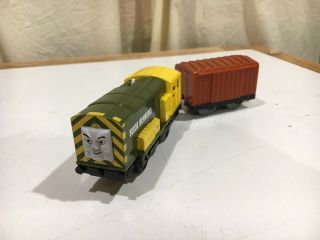 Motorized Iron Bert With Red Car For Thomas And Friends Trackmaster Railway