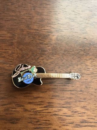 Hard Rock Cafe Selena Black Memorial Guitar Pin