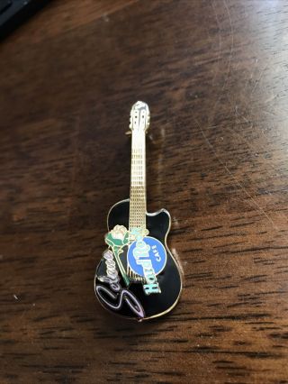 Hard Rock Cafe Selena Black Memorial Guitar Pin 2