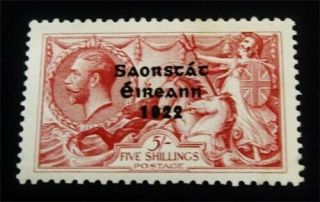 Nystamps British Ireland Stamp 57 Og H $100 J15y2934